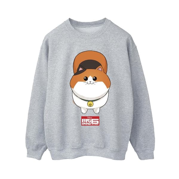 Disney Big Hero 6 Baymax Kitten Face - Sweatshirt för damer/kvinnor