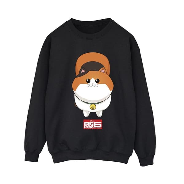 Disney Big Hero 6 Baymax Kitten Face - Sweatshirt för damer/kvinnor