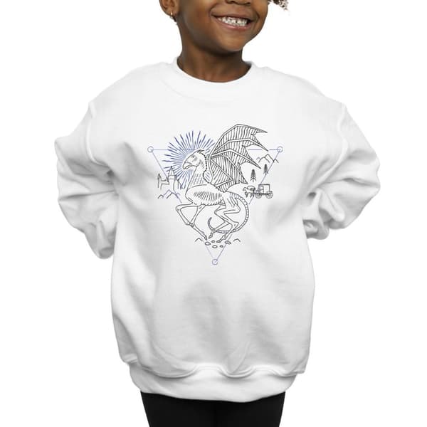 Harry Potter Thestral Line Art-tröja för flickor