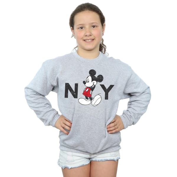 Disney Girls Mickey Mouse NY Sweatshirt
