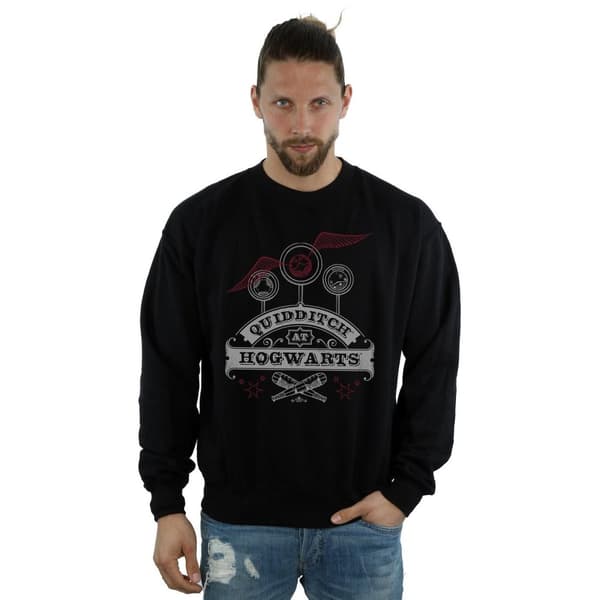 Harry Potter Mens Quidditch At Hogwarts Sweatshirt