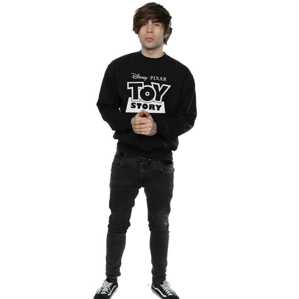 Disney Mens Toy Story Logo Outline Sweatshirt