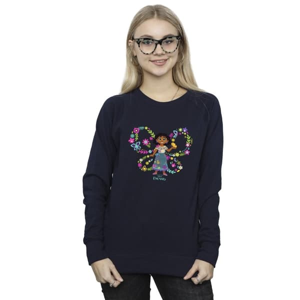 Disney Dam/Tjej Encanto Mirabel Butterfly Sweatshirt