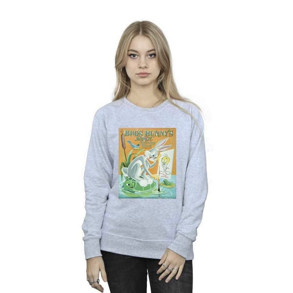 Looney Tunes Womens/Ladies Bugs Bunny Colouring Book Sweatshirt