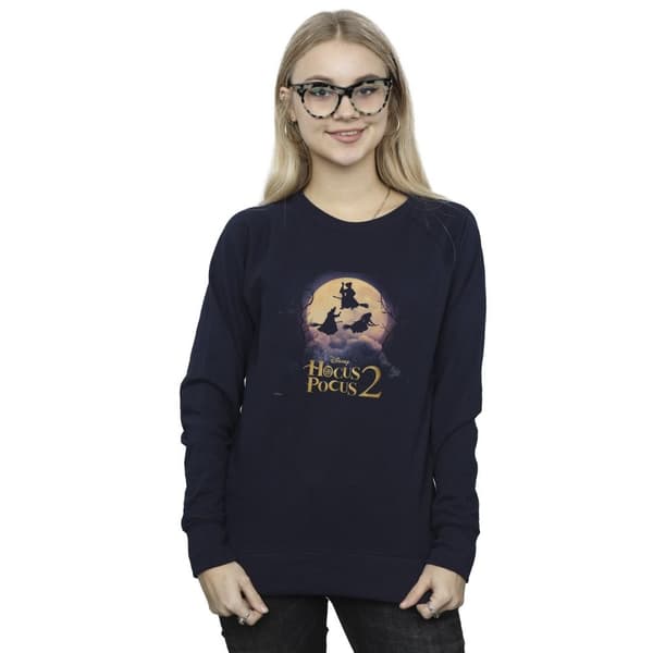 Disney Womens/Ladies Hocus Pocus Witches Flying Sweatshirt