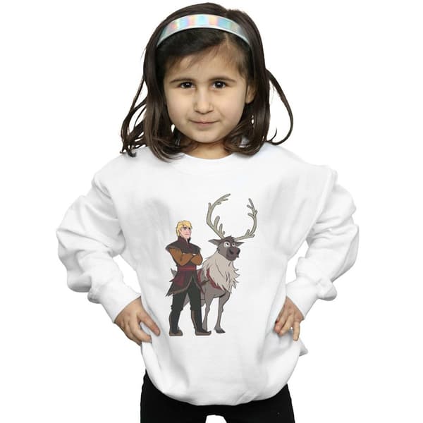 Disney Girls Frozen 2 Sven And Kristoff Sweatshirt
