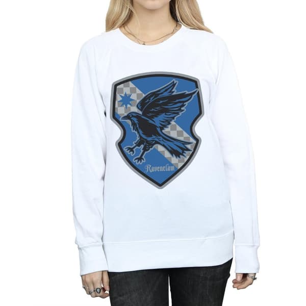 Harry Potter Dam/Tjej Ravenclaw Crest Flat Sweatshirt
