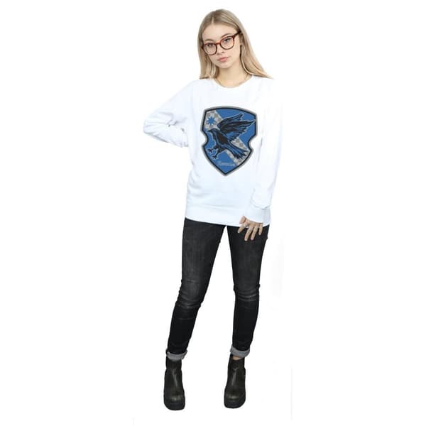 Harry Potter Dam/Tjej Ravenclaw Crest Flat Sweatshirt