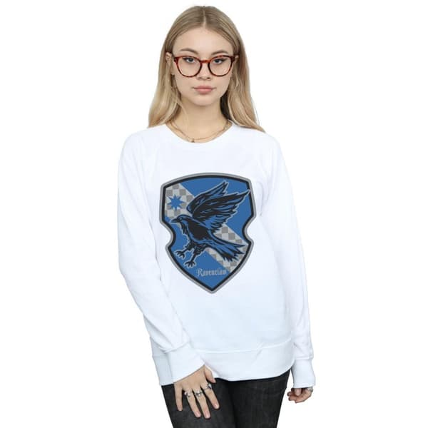 Harry Potter Dam/Tjej Ravenclaw Crest Flat Sweatshirt