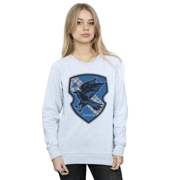 Harry Potter Dam/Tjej Ravenclaw Crest Flat Sweatshirt
