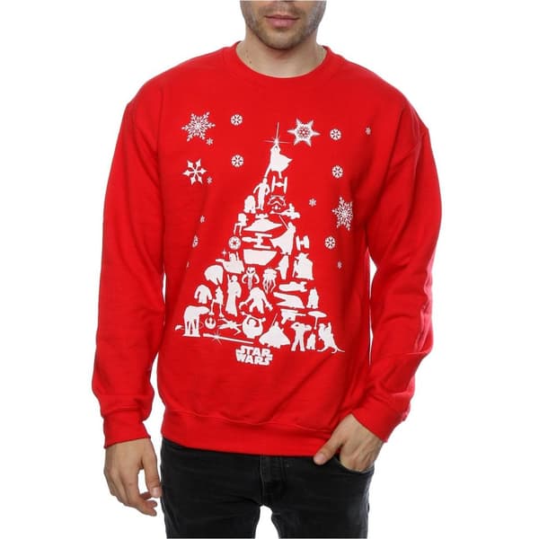 Star Wars Mens Christmas Tree Sweatshirt