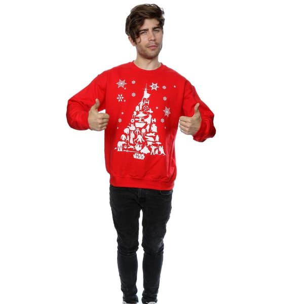 Star Wars Mens Christmas Tree Sweatshirt