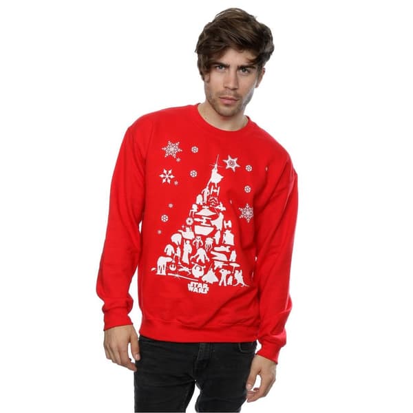 Star Wars Mens Christmas Tree Sweatshirt