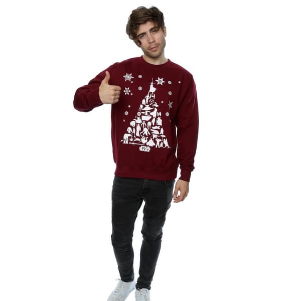 Star Wars Mens Christmas Tree Sweatshirt