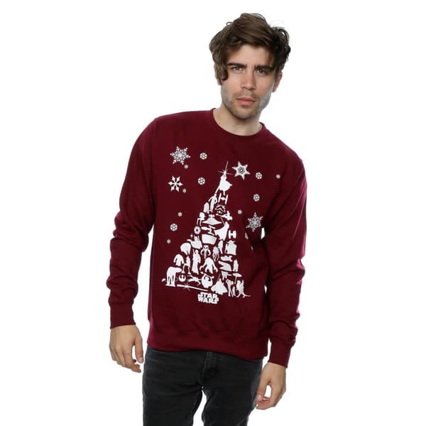 Star Wars Mens Christmas Tree Sweatshirt