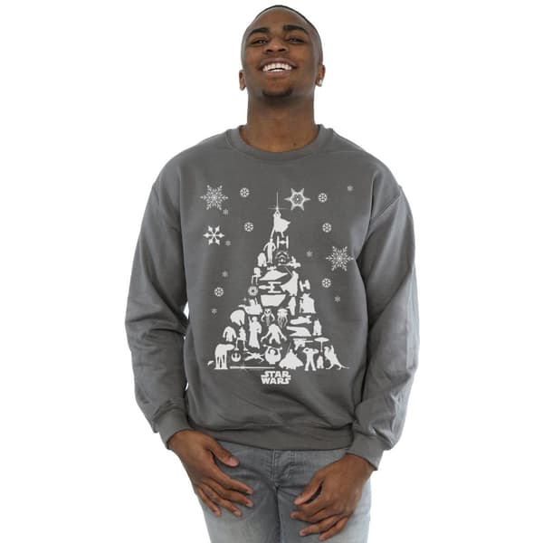 Star Wars Mens Christmas Tree Sweatshirt