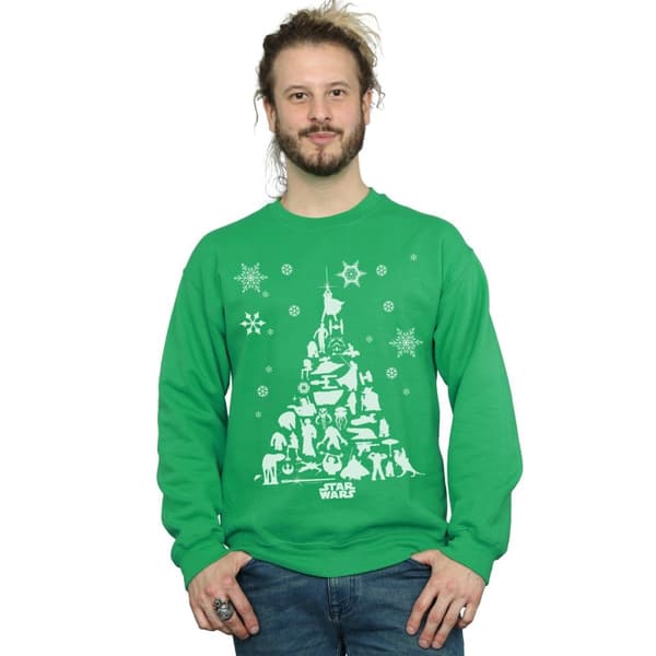Star Wars Mens Christmas Tree Sweatshirt