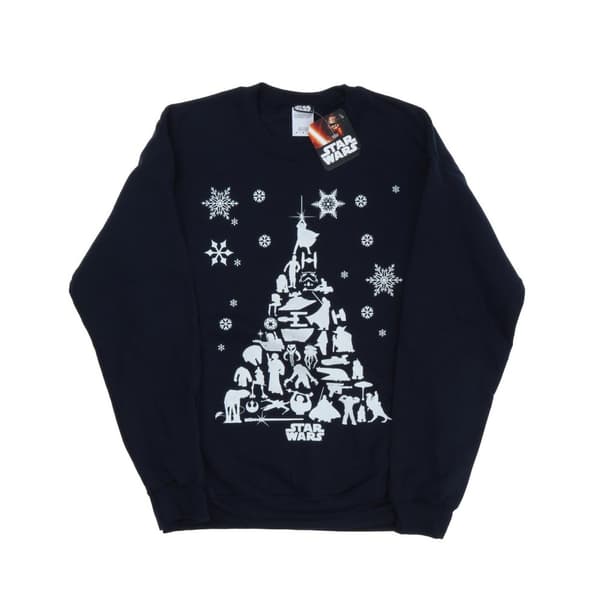 Star Wars Mens Christmas Tree Sweatshirt