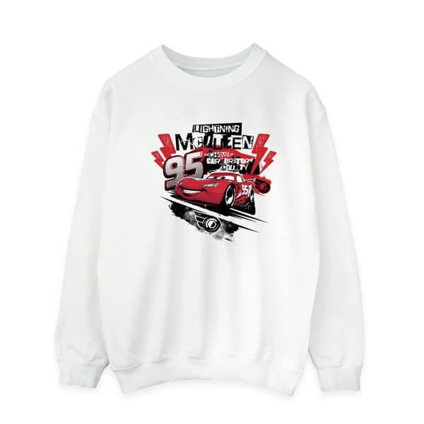 Disney Mens Cars Lightning McQueen Collage Sweatshirt