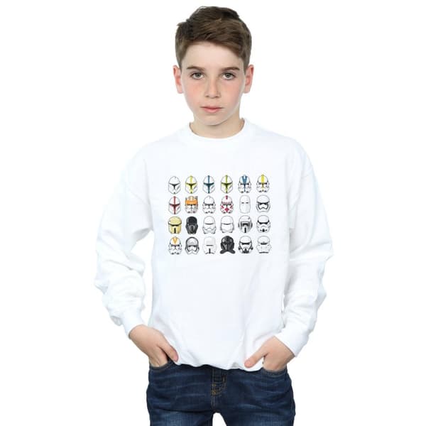 Star Wars Boys Trooper Helmets Sweatshirt