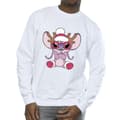 Miniatyrbilde 4 av 5: Disney Mens Lilo & Stitch Angel Reindeer Sweatshirt