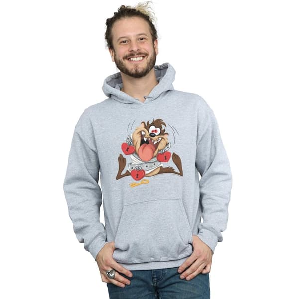 Looney Tunes Mens Taz Valentine´s Day Madly In Love Hoodie