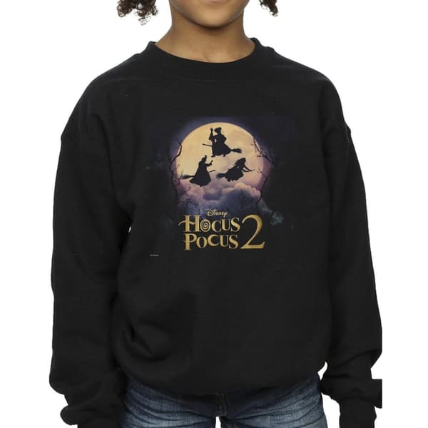 Disney Girls Hocus Pocus Witches Flying Sweatshirt