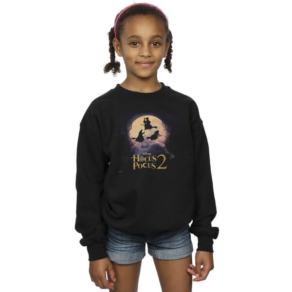 Disney Girls Hocus Pocus Witches Flying Sweatshirt