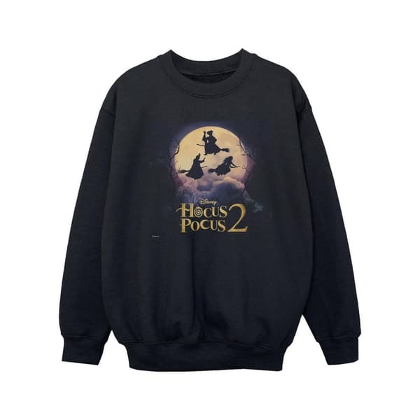Disney Girls Hocus Pocus Witches Flying Sweatshirt