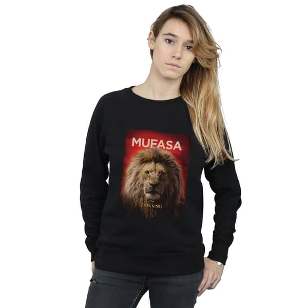 Disney Womens/Ladies The Lion King Movie Mufasa Poster Sweatshirt