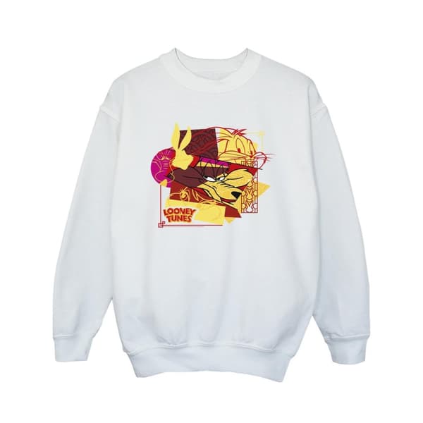 Looney Tunes Girls Wile E Coyote Bugs Rabbit New Year Sweatshirt