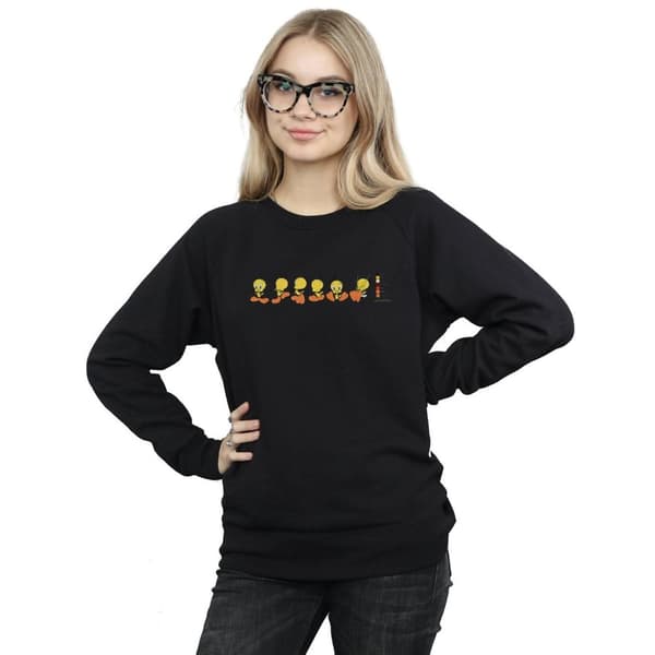 Looney Tunes Womens/Ladies Tweety Pie Colour Code Sweatshirt