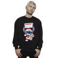 Miniatyrbild 2 av 3: Disney Mens Lilo & Stitch Santa´s Here Sweatshirt