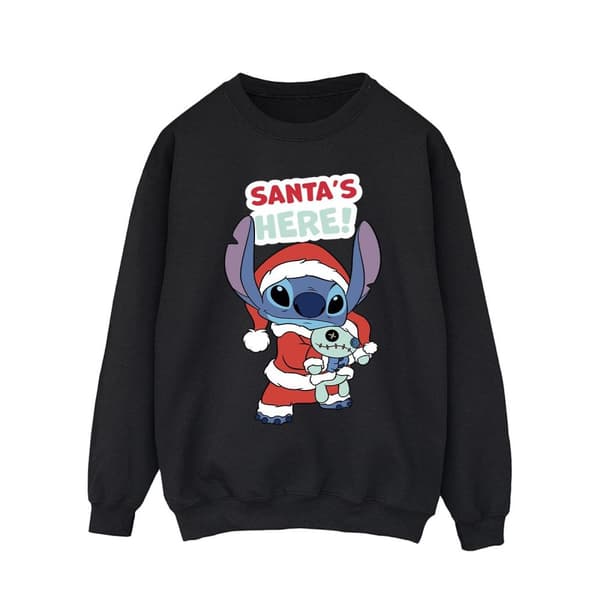 Disney Mens Lilo & Stitch Santa´s Here Sweatshirt