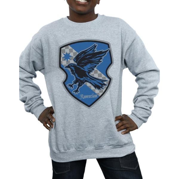 Harry Potter Boys Ravenclaw Crest Flat Sweatshirt