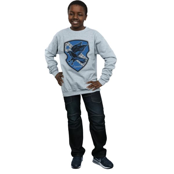 Harry Potter Boys Ravenclaw Crest Flat Sweatshirt