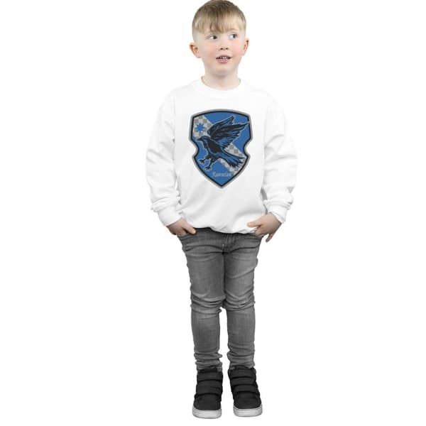 Harry Potter Boys Ravenclaw Crest Flat Sweatshirt
