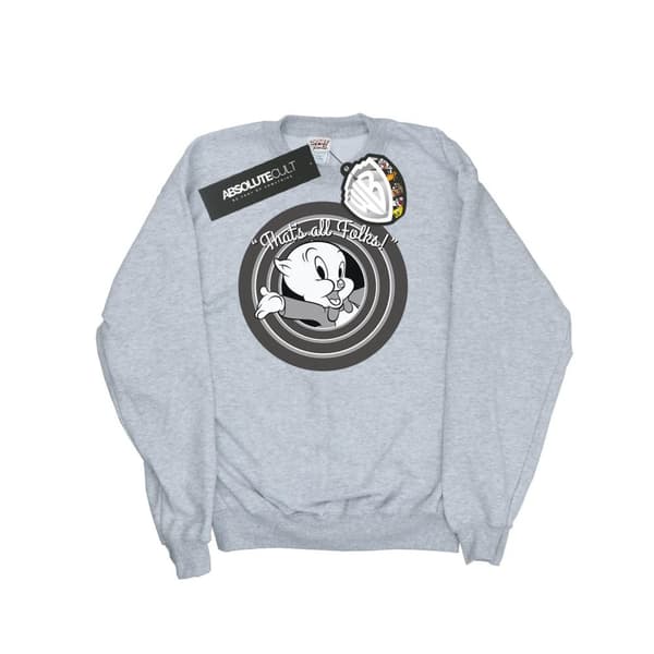 Looney Tunes Girls Porky Pig That´s All Folks Sweatshirt
