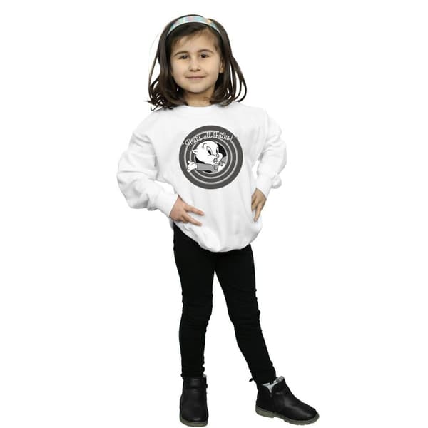 Looney Tunes Girls Porky Pig That´s All Folks Sweatshirt