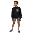 Miniatyrbillede 4 af 5: Looney Tunes Girls Bugs Bunny Face Faux Pocket Sweatshirt