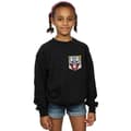 Miniatyrbillede 2 af 5: Looney Tunes Girls Bugs Bunny Face Faux Pocket Sweatshirt