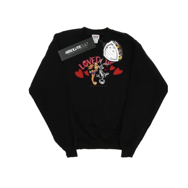 Looney Tunes Womens/Ladies Bugs Bunny And Lola Valentine´s Day Loved Up Sweatshirt