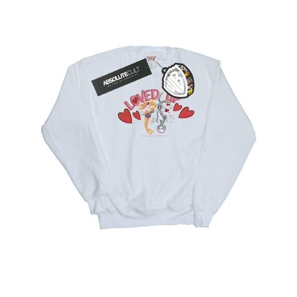 Looney Tunes Womens/Ladies Bugs Bunny And Lola Valentine´s Day Loved Up Sweatshirt