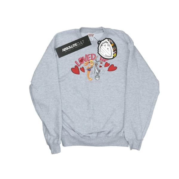 Looney Tunes Womens/Ladies Bugs Bunny And Lola Valentine´s Day Loved Up Sweatshirt