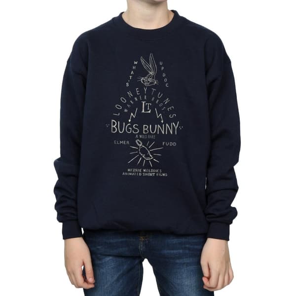 Looney Tunes Boys Bugs Bunny A Wild Hare Sweatshirt