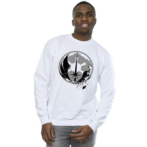 Star Wars Mens Obi-Wan Kenobi Fractured Logos Sweatshirt