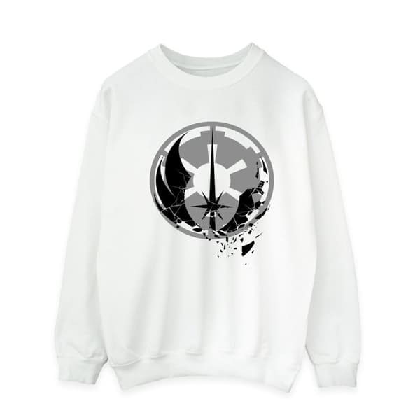 Star Wars Mens Obi-Wan Kenobi Fractured Logos Sweatshirt