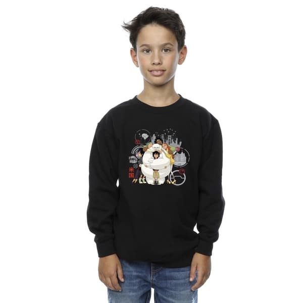 Disney Boys Big Hero 6 Baymax Group Hug Sweatshirt