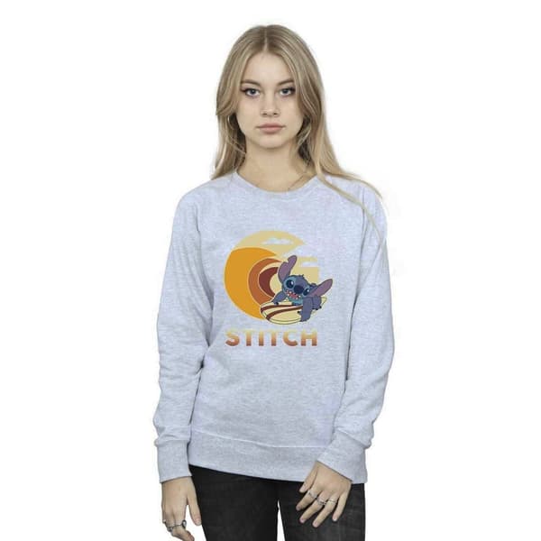 Disney Lilo & Stitch - Sweatshirt med sommarvågor för kvinnor/damer