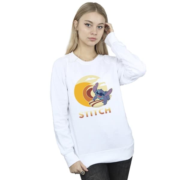 Disney Lilo & Stitch - Sweatshirt med sommarvågor för kvinnor/damer